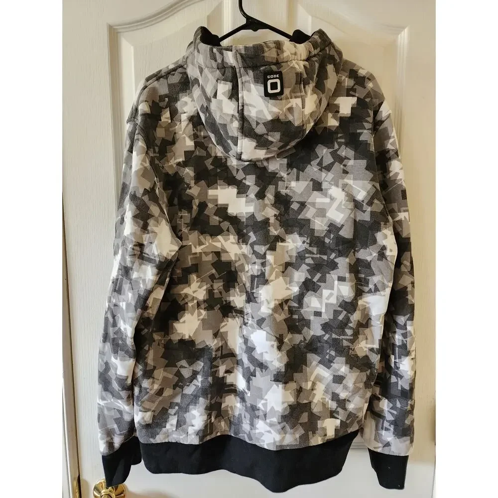 Alfa Romeo F1 ORLEN Sauber Motorsport Hoodie XL Dazzle Gray Black Camo Code Zero - Picture 2 of 8